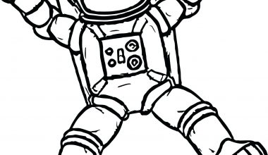 Astronot Boyama Sayfaları