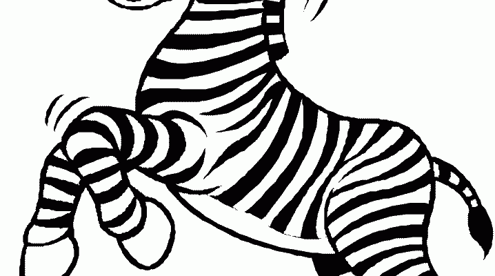 Zebra Boyama Sayfaları